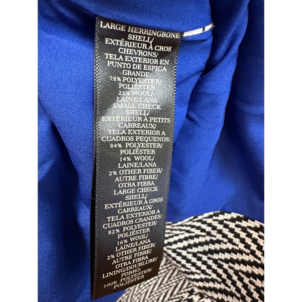 Ann Taylor Blazer Size 6 Houndstooth Herringbone Career Office Business - Picture 4 of 7